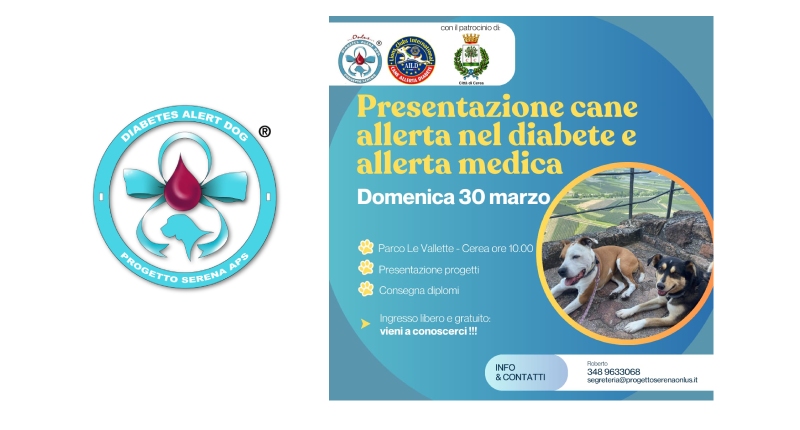 Cani allerta nel diabete a Cerea