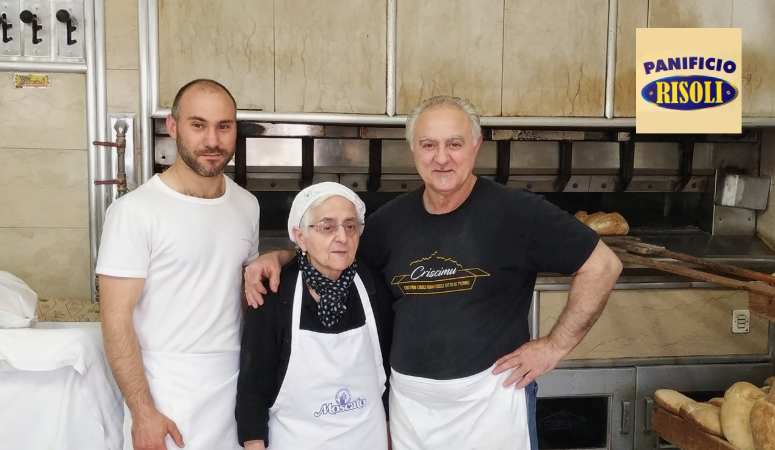 Giovanni con la nonna e il padre