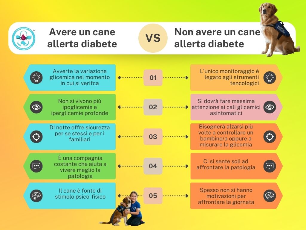 Avere un cane vs non avere un cane da dabete