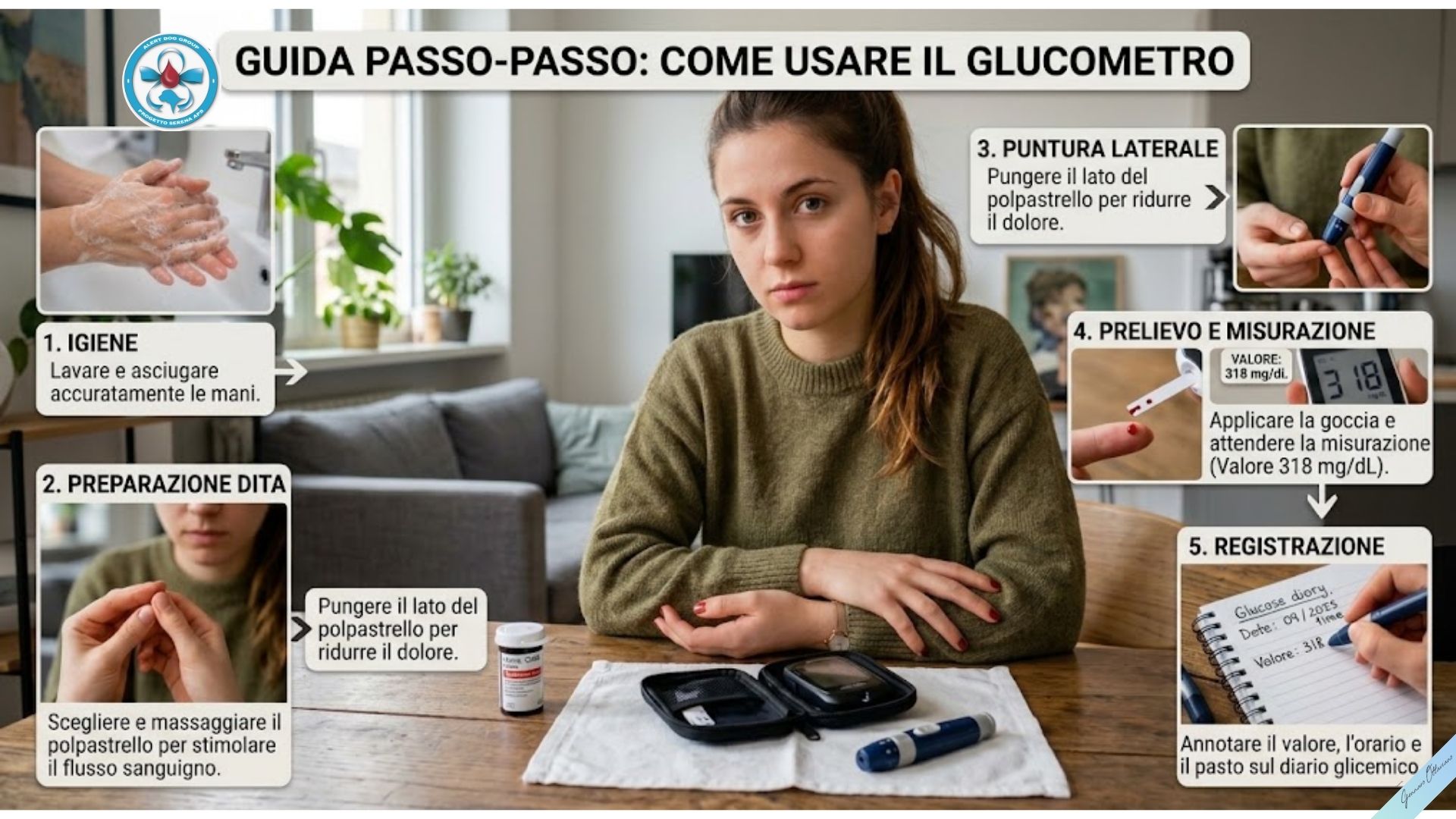 Guida passo passo al glucometro