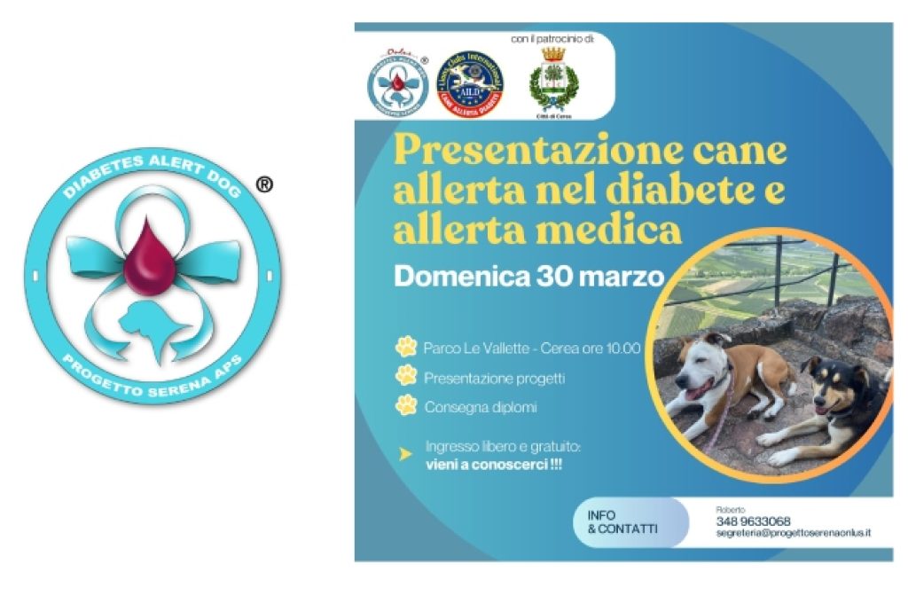 Cani allerta nel diabete a Cerea